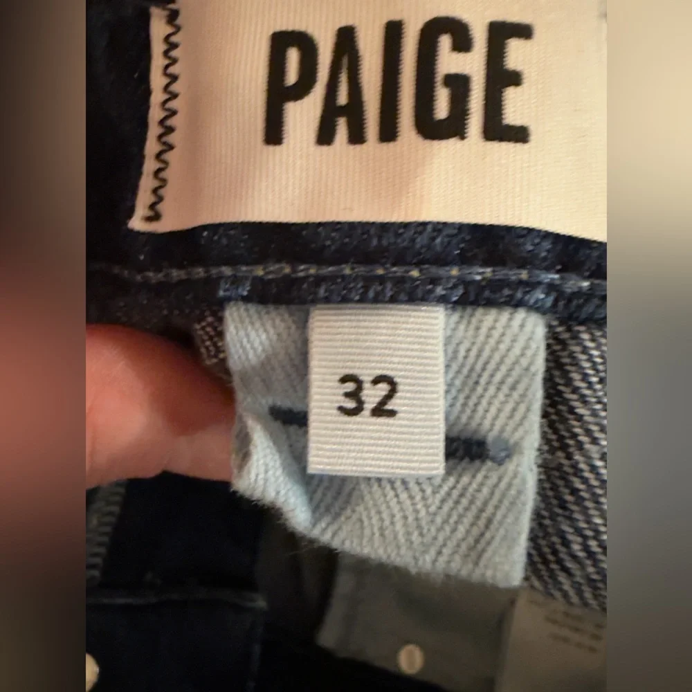 Paige Wide-Leg Jeans Portia Michiru double waistband, high rise, size 32 New! - Picture 10 of 16